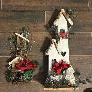 Decorative Christmas Birdhouses